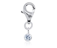 Silver Charms Bezel Gems CH-86-3